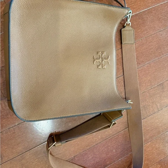 Tory Burch Brown Leather Shoulder Bag -Thea - Picture 2 of 4